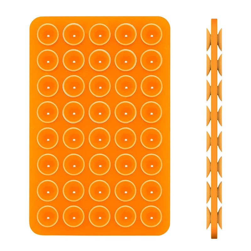 Paquete de 1 almohadilla con ventosa con respaldo adhesivo para almohadilla segura 40; Ventosa de silicona bifáctica para sujetar teléfonos inteligentes, ventosa adhesiva