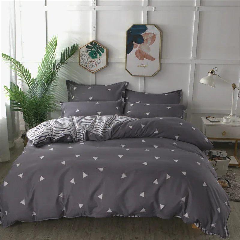 Juego de fundas de edredón de tamaño King de dibujos animados, 220x240, agradable para la piel, manta, funda de edredón y funda de almohada