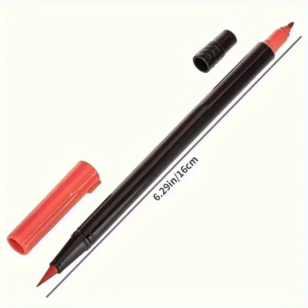 Juego de rotuladores de acuarela de doble punta Vitality - Materiales de arte para pintura y manualidades, con colores brillantes y plástico duradero