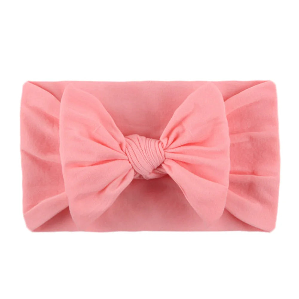 Diademas con lazo para niñas, banda elástica suave para el cabello, accesorios para el cabello de bebé recién nacido, regalos para fiestas, pañuelos para la cabeza para niñas