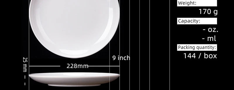Platos redondos de melamina para Hotel, juegos de cena de 8-14 pulgadas, platos blancos de porcelana de imitación, bandeja para servir, vajilla hermosa, comida occidental