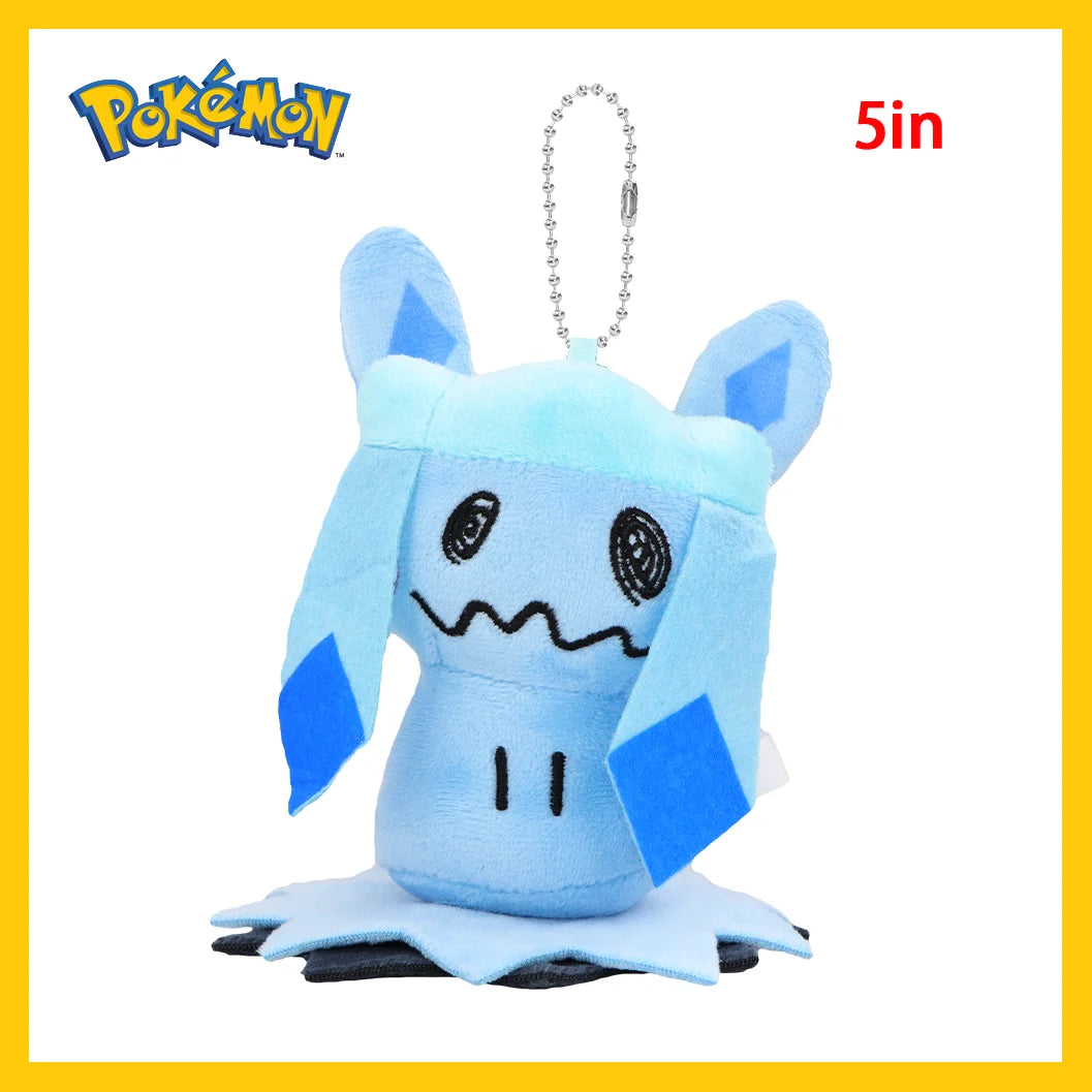 Llavero de peluche Mimikyu Eevee, colgante de anime de Pocket Monster con personajes de Eeveelution y Snorlax, para coleccionistas, regalo y decoración para fans de Sylveon
