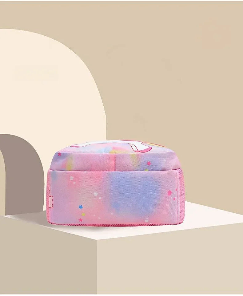 Nueva mochila para niños, bonita mochila escolar con estampado de sirena y unicornio de dibujos animados, mochila escolar ligera para guardería