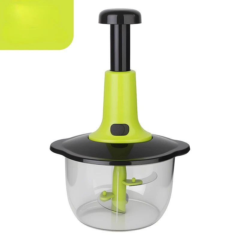Herramienta de cocina esencial, picadora de hierbas, frutas y verduras, plástico duradero, fácil de usar, regalo navideño perfecto, diseño compacto
