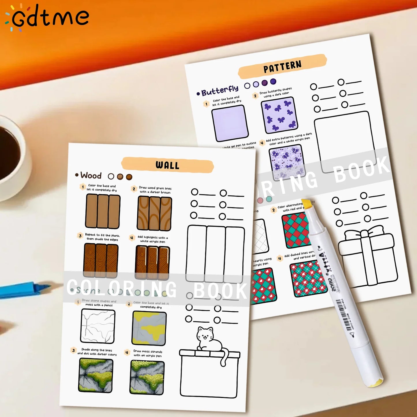 Libro para colorear DIY para adultos, estilo simple y atrevido, ocio en el hogar, relajación, alivio del estrés, interacción entre padres e hijos, mejora de la creatividad