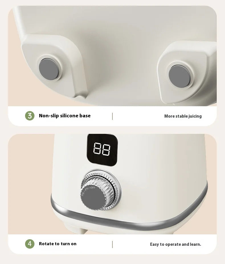 Nueva Licuadora Doméstica con 10 Cuchillas, 3000mAH, Multifuncional, Trituradora de Hielo, Extractor de Jugos, Alta Tasa de Extracción, Utensilios de Cocina