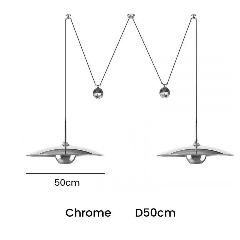Lámpara de iluminación colgante Led ajustable posmoderna, luces colgantes para dormitorio, comedor, mesita de noche, punto de suspensión, Fixturex