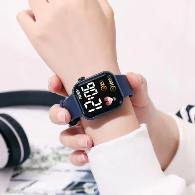 Reloj Electrónico LED 2026, Reloj Deportivo Digital a Prueba de Agua, Reloj de Pulsera Informal de Moda para Estudiantes, Uso Diario y al Aire Libre, Reloj para Mujer
