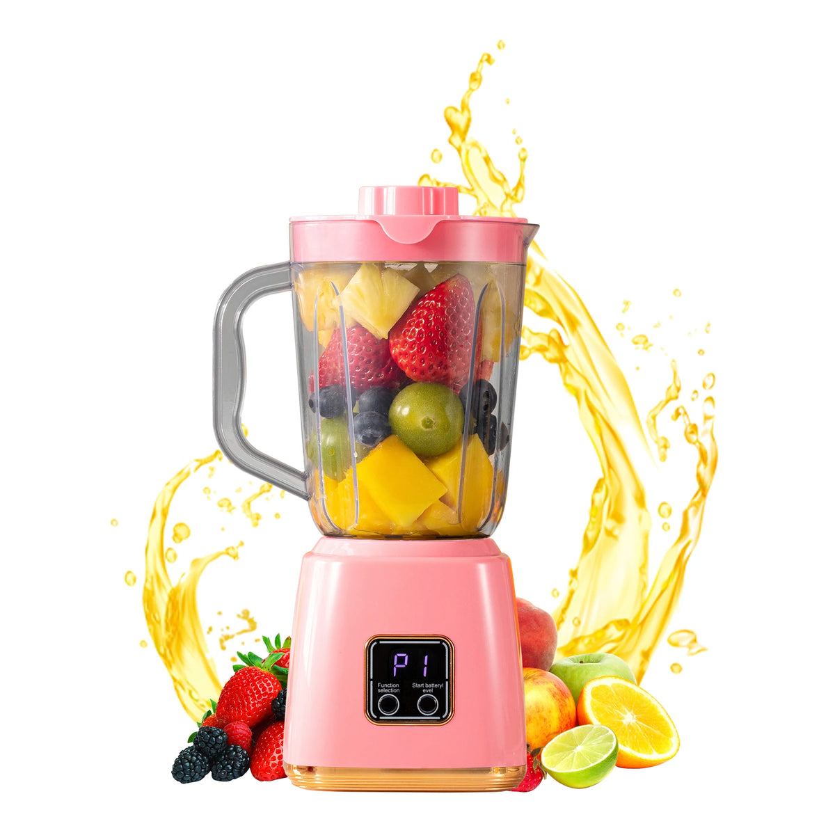 Exprimidor de Frutas Pequeño para el Hogar, Ideal para Preparar Smoothies y Batidos, Brinda Nutrición Instantánea