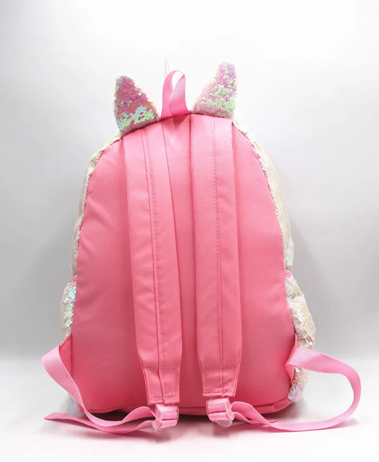 Mochila de lentejuelas de gran capacidad de unicornio para niños, Mochila de dibujos animados para estudiantes, Mochila informal con lentejuelas, mochilas para volver a la escuela