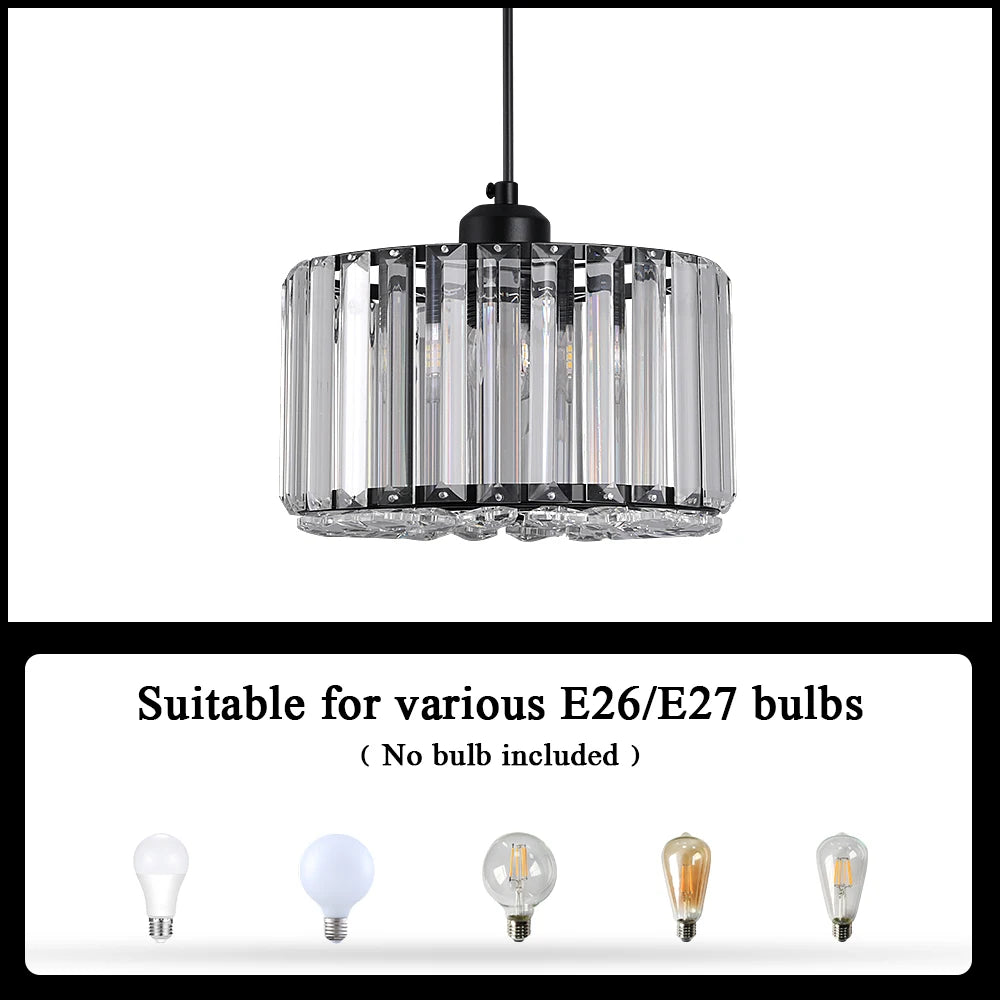 Lámpara colgante de cristal moderna, lámpara de techo Led de lujo, accesorios de decoración para el hogar, Isla de cocina, Lustre colgante ajustable