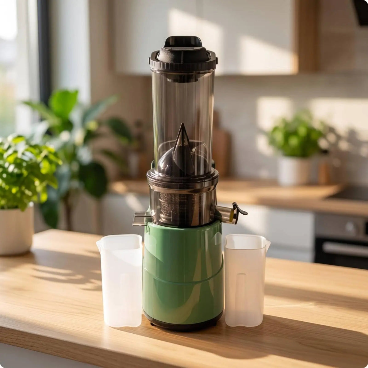 Extractor de Jugo Eléctrico de Prensado en Frío para Frutas y Vegetales