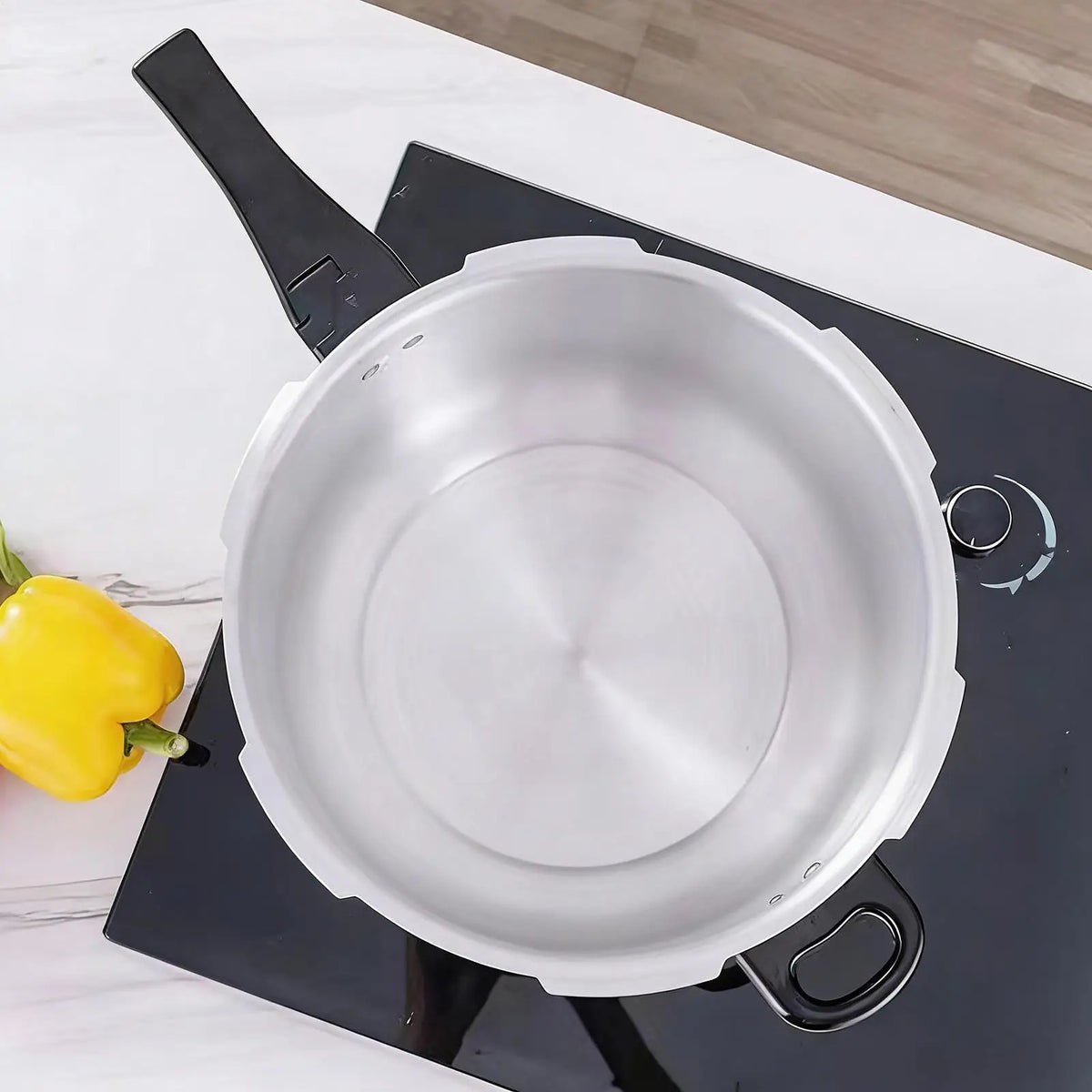 Olla a Presión de Acero Inoxidable de 7L con Rejilla para Cocinar al Vapor, Apta para Estufas Eléctricas y de Gas, Ahorra Energía, Utensilios de Cocina Seguros