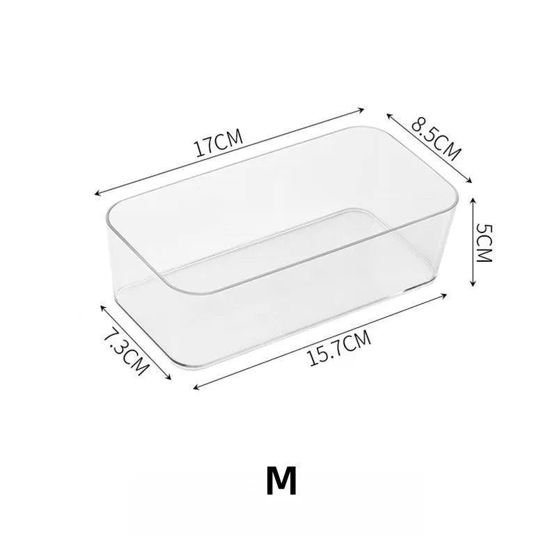 Caja de almacenamiento de cosméticos y papelería, adecuada para maquillaje, suministros de oficina, almacenamiento en el hogar, organizador de escritorio y cajones para el hogar