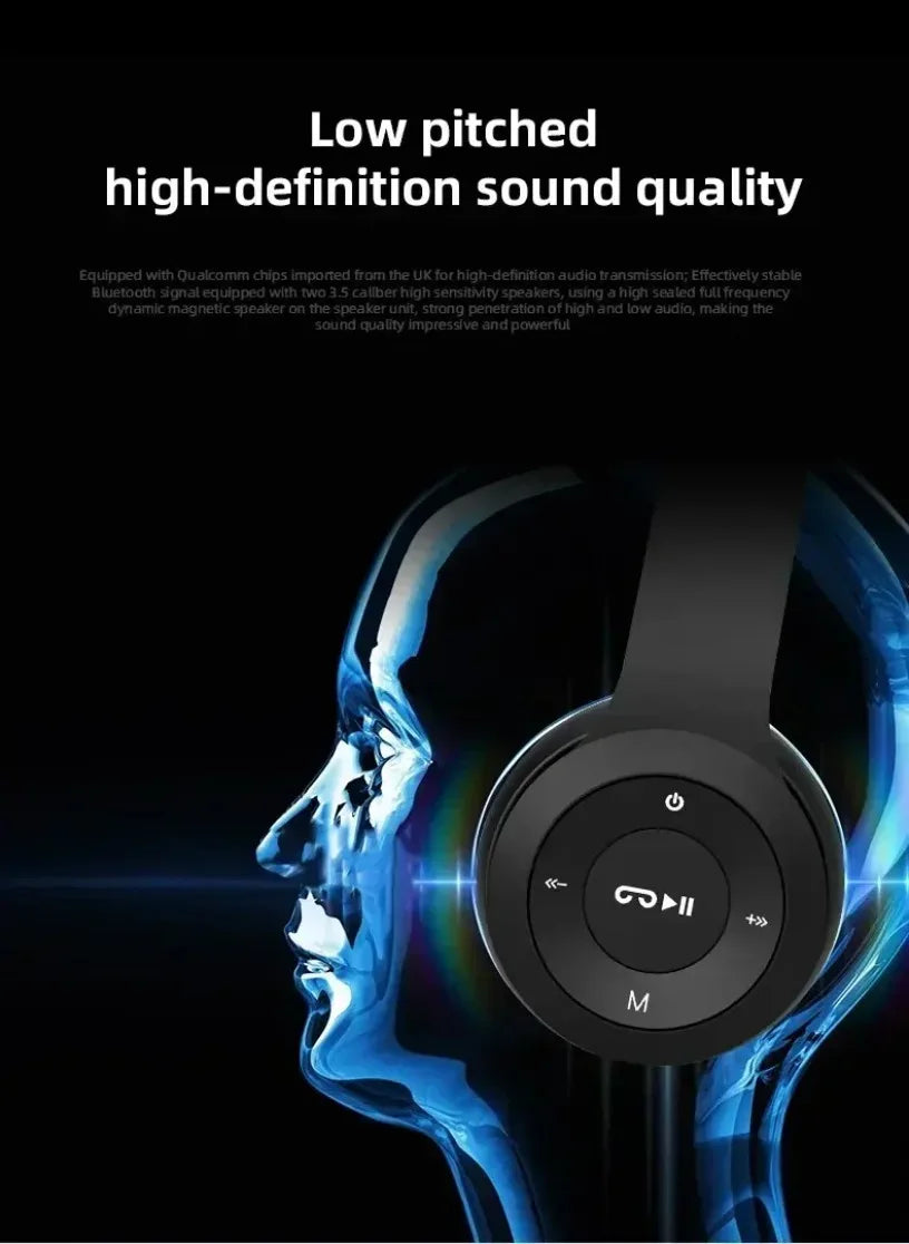 Auriculares Bluetooth Inalámbricos Plegables
