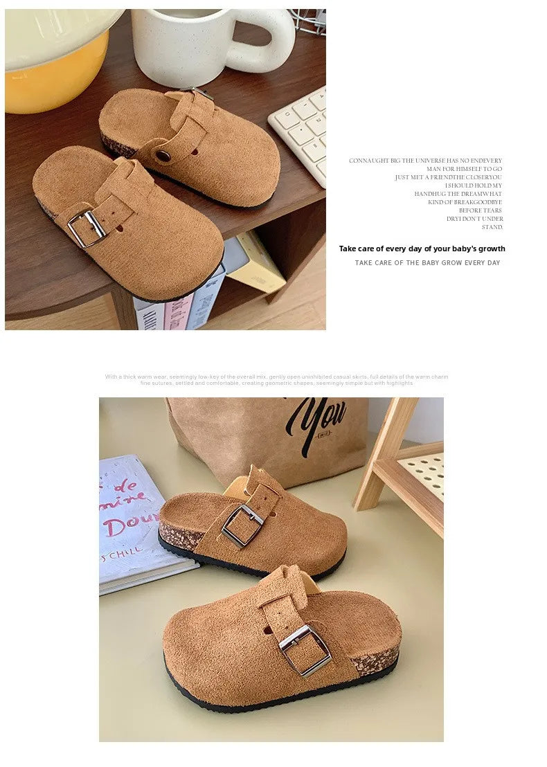 2025 primavera nuevos zapatos de cuero para niños para niñas moda estilo coreano suave antideslizante elegante versátil transpirable pisos
