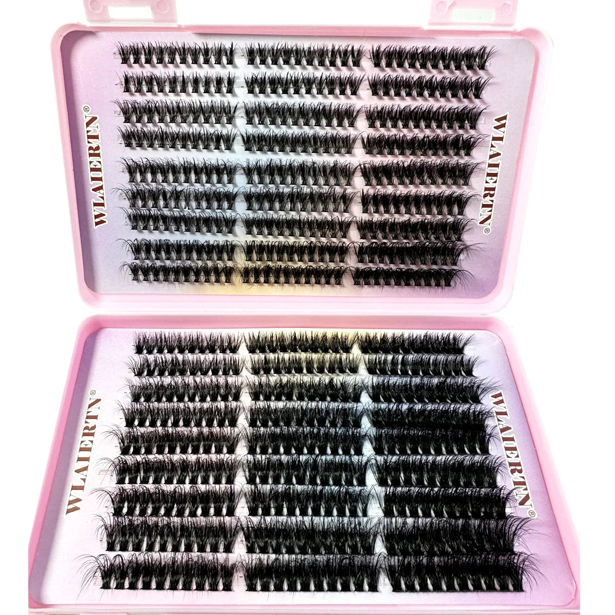 Pestañas de imitación de visón 540Cluster C rizador 9-16mm extensión de pestañas naturales mezcladas tira rusa 3D herramienta de maquillaje de pestañas Personal