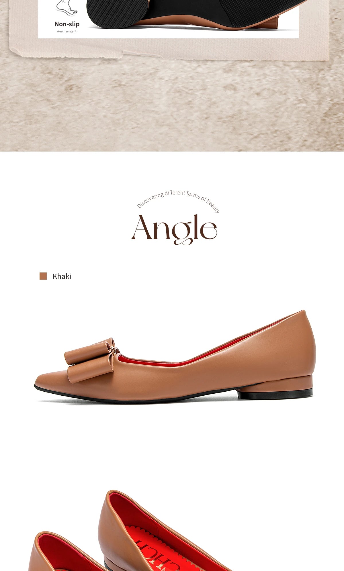 CHCH Zapatos planos para mujer Nuevos zapatos de negocios con lazo puntiagudo negro Zapatos cómodos para ir al trabajo para mujer