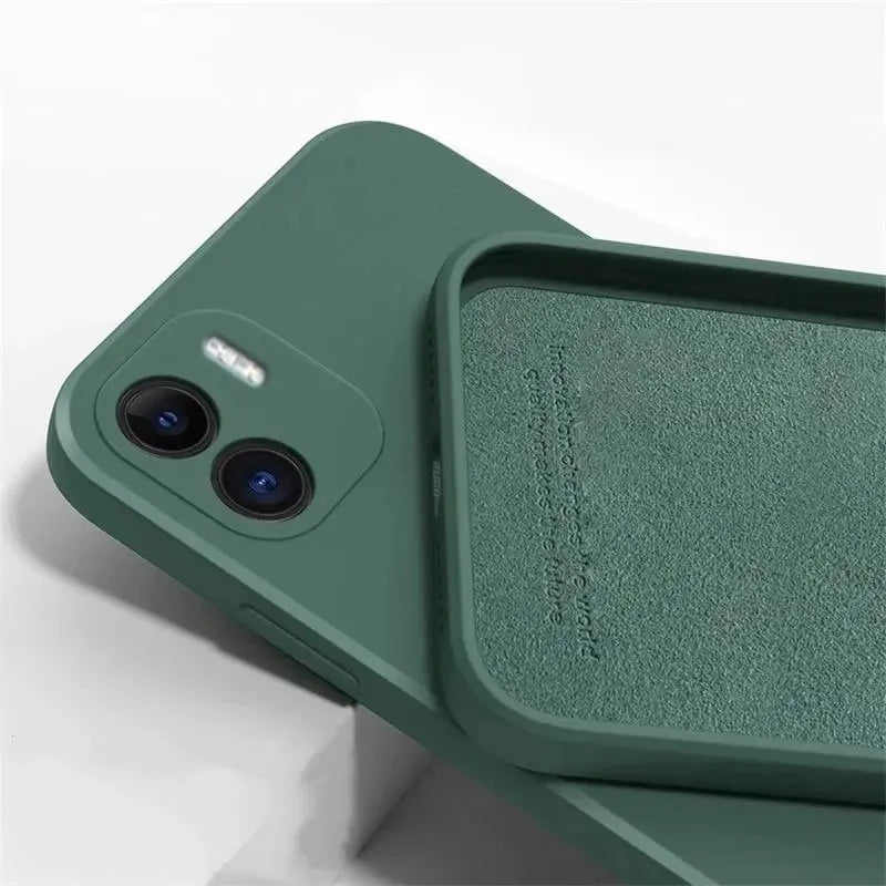 Funda para Redmi A1, Carcasa para Xiaomi Redmi A2 A1, Funda Protectora Original de Silicona Líquida Suave TPU para Teléfono Redmi A1