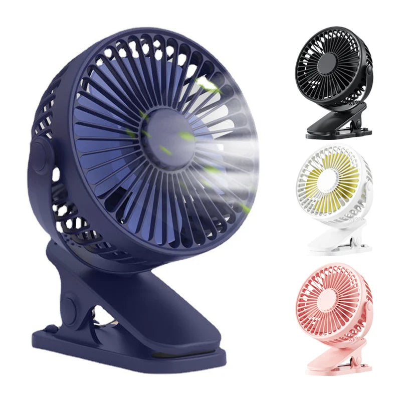 Mini Ventilador portátil con Clip de mano, Ventilador eléctrico de escritorio silencioso USB, ventilador de refrigeración pequeño para dormitorio de estudiantes de alta calidad, Coole de aire