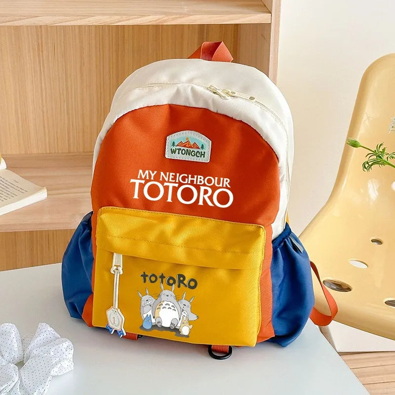 Mochilas bonitas de Totoro para estudiantes, mochila escolar de gran capacidad, mochila con estampado de dibujos animados de Anime, regalos para el regreso a la escuela, bolsas Kawaii