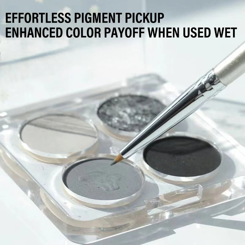 Set de 7 Brochas Profesionales para Maquillaje de Ojos, Brocha Angulada para Delineador y Corrector, Herramienta para Sombra de Ojos y Aegyo Sal