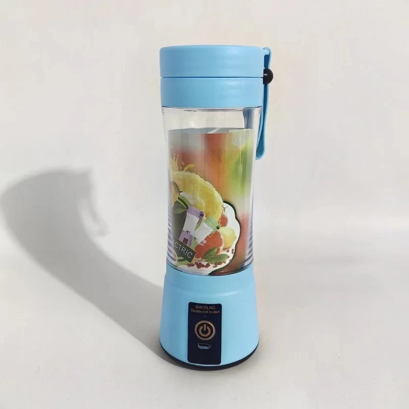Licuadora de jugos doméstica de 380 ml, mini licuadora eléctrica, licuadora de batidos recargable por USB, licuadora portátil, electrodomésticos para el hogar