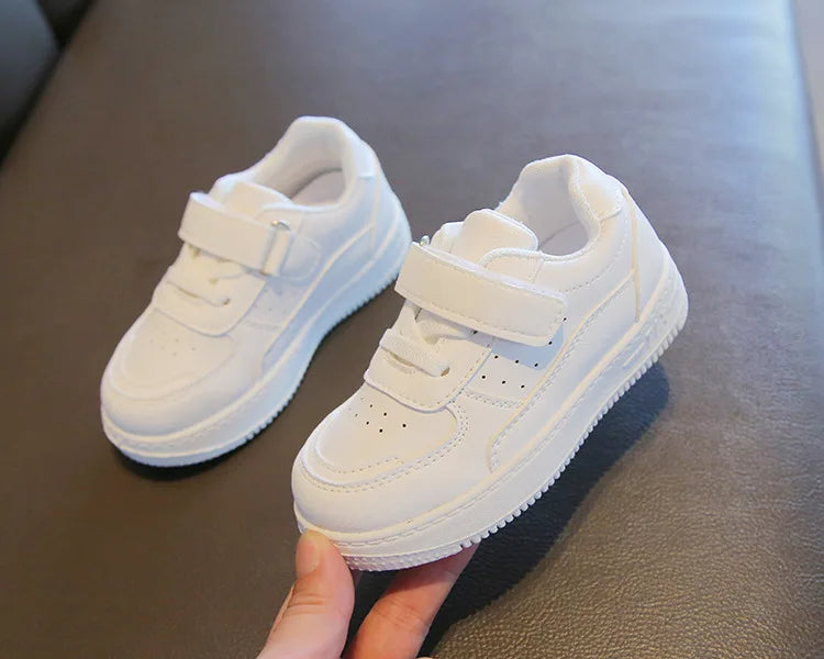 Zapatillas, zapato para niña, primavera Otoño, zapato blanco para niño, zapato informal para correr para niño, zapatillas de suela blanda antideslizantes, tenis para niño, artículo superventas