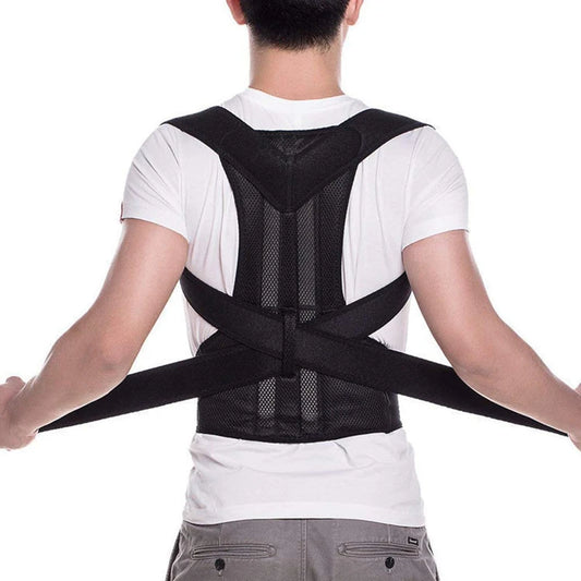 Corrector de postura, soporte de postura de espalda, soporte de clavícula, deja de encorvarse y curvar, entrenador de espalda ajustable, cinturón de corrección Unisex