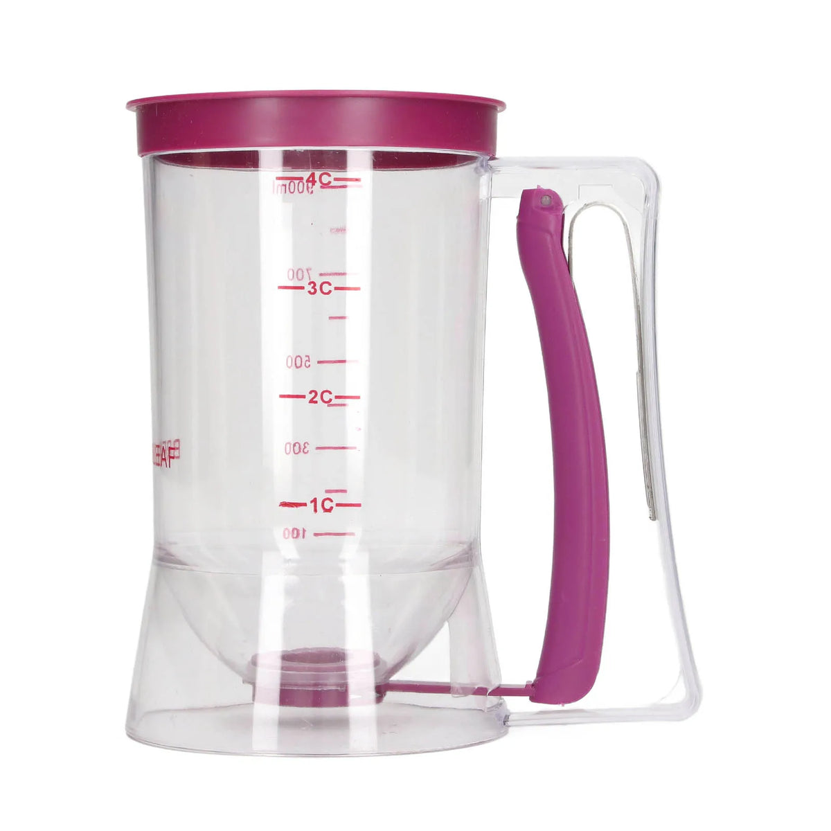 Dispensador de masa ABS 900ml, separador de crema de masa, herramienta para hornear para panqueques, magdalenas, pasteles, gofres, dispensador de masa para panqueques