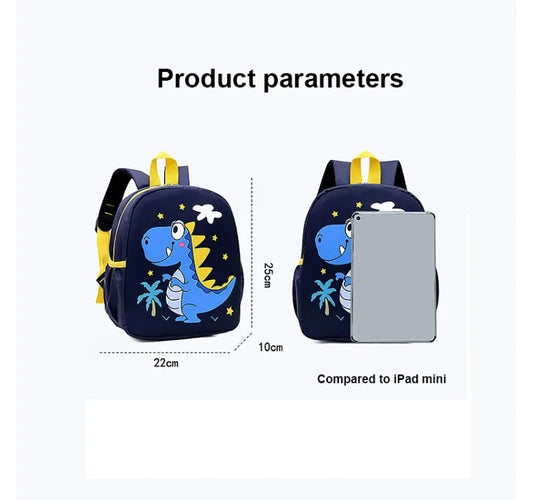 Mochilas bonitas de dinosaurio de dibujos animados para bebé, mochila escolar para guardería, mochilas escolares para niños y niñas, mochila ajustable con animales para chico