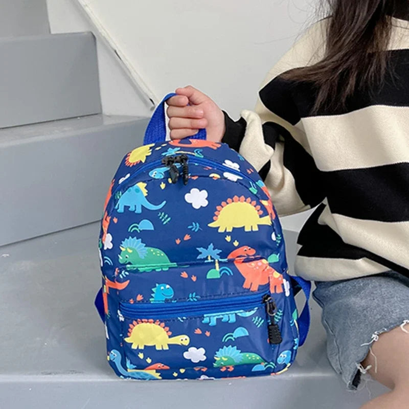 Mochila Infantil con Diseño de Dinosaurio y Unicornio, Linda Mochila Escolar para Niños y Niñas, Impermeable, para Jardín de Infancia