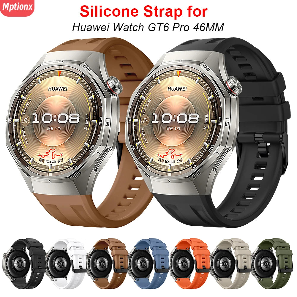 Correa de silicona para Huawei Watch GT 6 Pro, pulsera Original de 46mm para Huawei watch GT6 Pro, accesorios