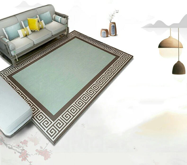 Alfombra moderna y sencilla para el hogar, alfombra para dormitorio, sala de estar, decoración grande para dormitorio, mesas de centro para el hogar, alfombra lavable