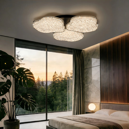 Lámpara de Techo para Dormitorio 2026, Nueva, Estilo Italiano Minimalista, con Protección Ocular, Forma de Nube, LED Regulable, Decoración para el Hogar