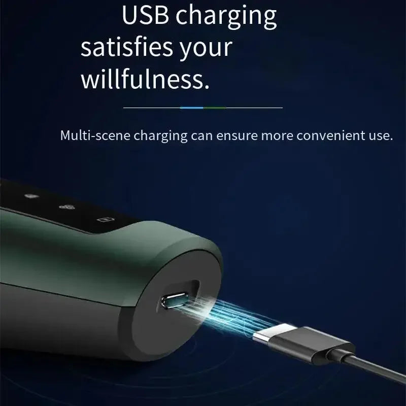 Afeitadoras eléctricas para hombres, maquinilla de afeitar eléctrica resistente al agua, uso en seco y húmedo, máquina de afeitar rotativa con batería recargable