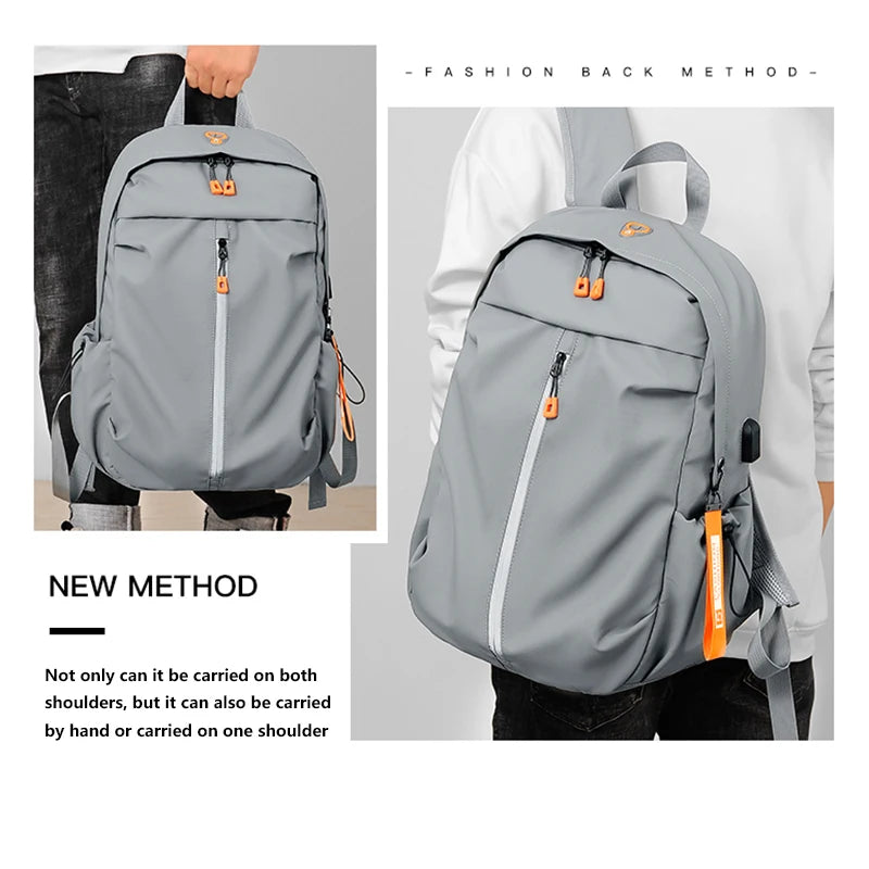 Mochila multifuncional de moda, gran capacidad, mochila de viaje informal, mochila para ordenador de negocios, mochila universitaria