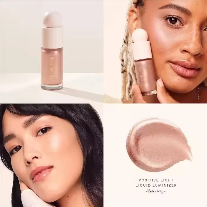 Bronceador Facial Rare Beauty, Contorno Líquido Resistente al Agua, Base de Maquillaje Natural, Corrector en Barra, Cosmético