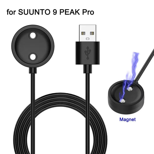 Para SUUNTO 9 Peak Pro/vertical/Race/Race S/Ocean cargador USB reloj inteligente Cable de carga cargador de repuesto
