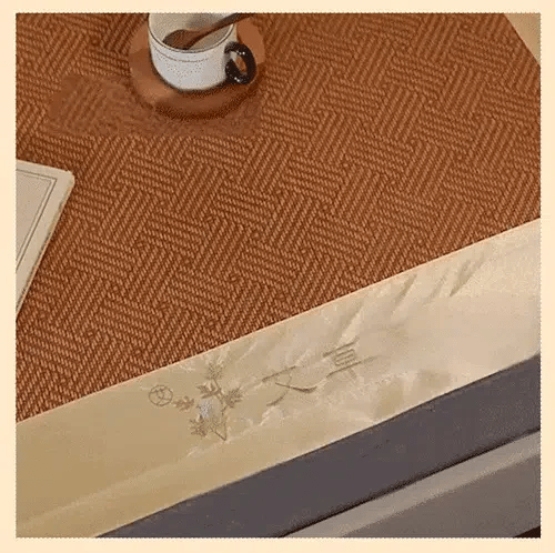 Colchoneta refrescante de seda helada para verano, de bambú natural plegable de doble cara, para camas de 1.5/1.8m, ideal para dormir sin ropa en el hogar o dormitorio.