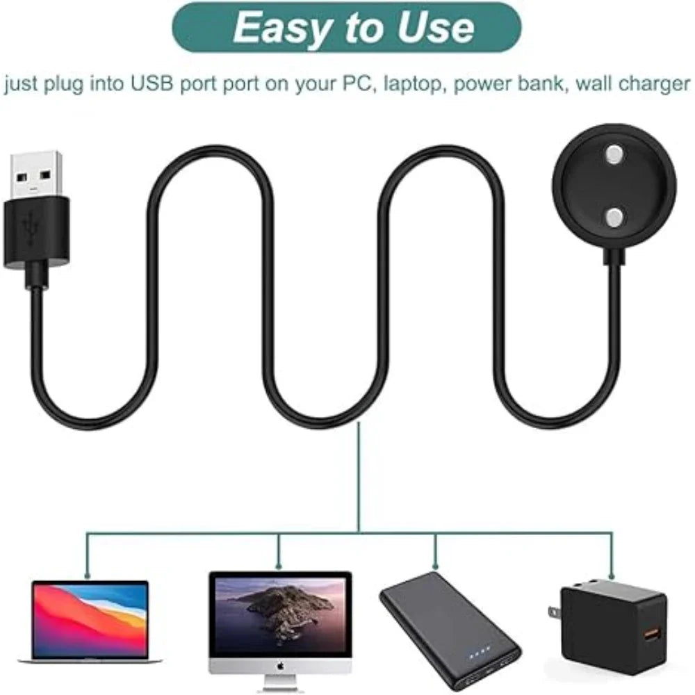 Para SUUNTO 9 Peak Pro/vertical/Race/Race S/Ocean cargador USB reloj inteligente Cable de carga cargador de repuesto