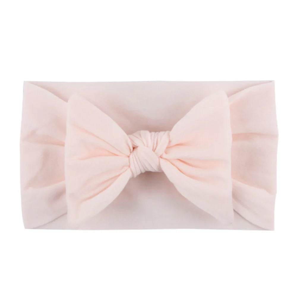 Diademas con lazo para niñas, banda elástica suave para el cabello, accesorios para el cabello de bebé recién nacido, regalos para fiestas, pañuelos para la cabeza para niñas
