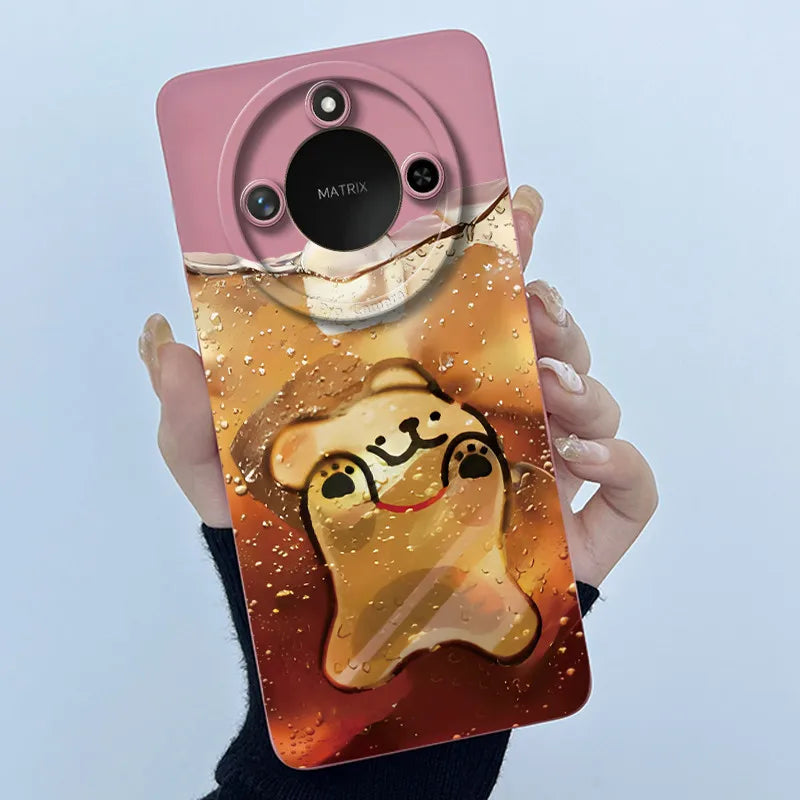 Para Honor X9C Funda de teléfono inteligente X9cSmart Funda de silicona suave dulce moda pintada dibujos animados niños niñas encantadora Funda trasera estampada