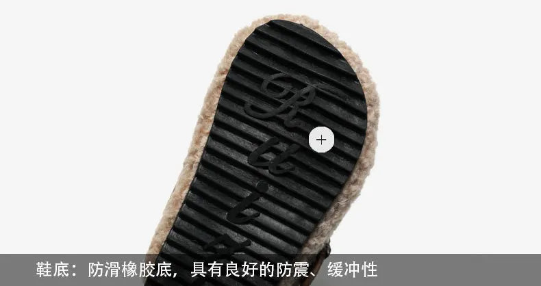 Sandalias de corcho para niños y niñas, zapatos de exterior de sandalias cálidas, calzado para preandador, otoño e invierno, novedad