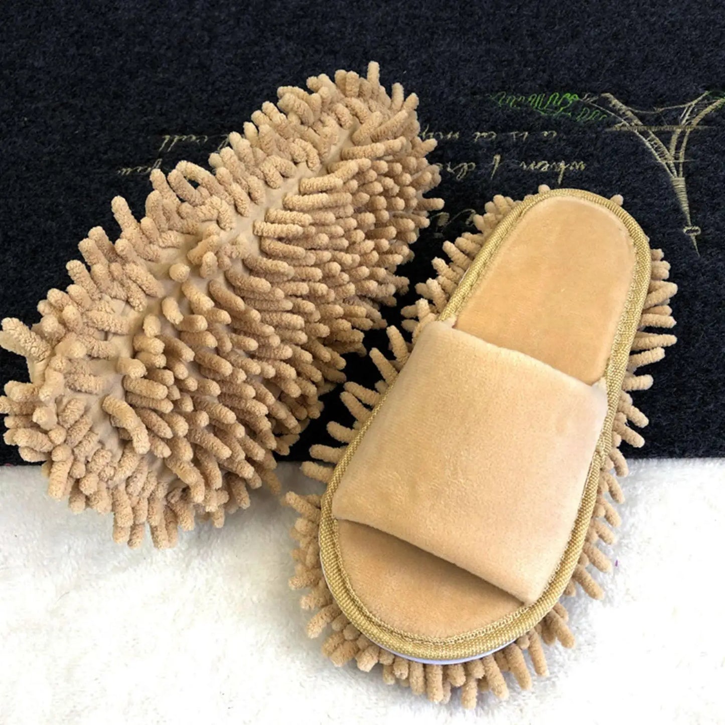 Zapatillas de fregona perezosas, zapatillas para limpiar el suelo, zapatos, zapatillas limpias, limpiar el suelo, zapatillas de