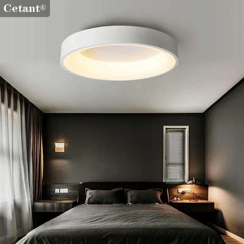 Lámpara de Techo LED de 30/40/50 cm, Lámpara de Iluminación para Dormitorio, Control Remoto, Lámpara Redonda para Sala de Estar, Comedor, Decoración del Hogar, Lámparas de Lujo