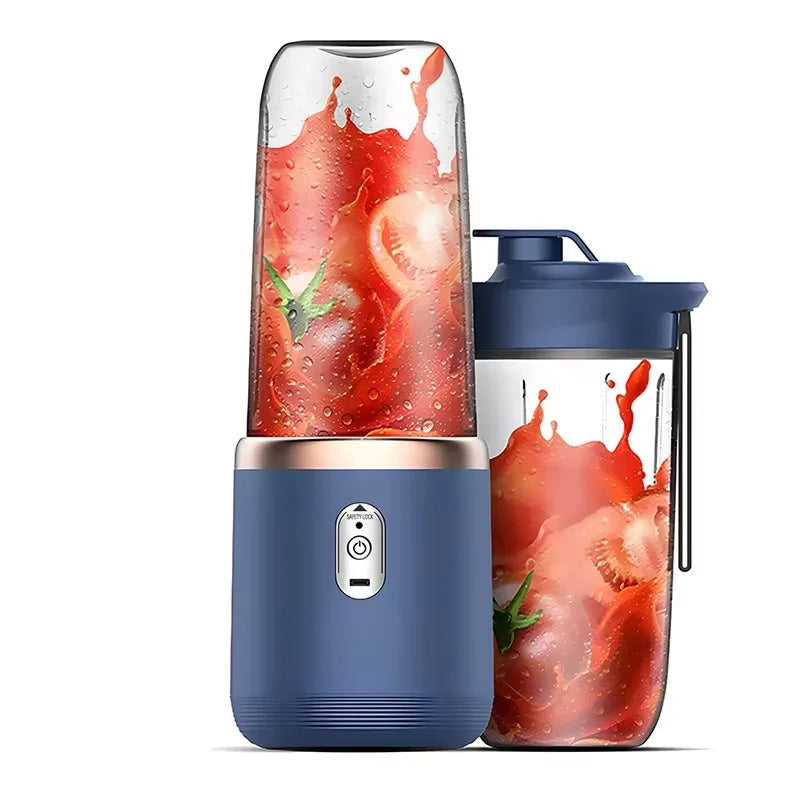 Licuadora Portátil Eléctrica con 6 Cuchillas, Multifuncional, para Jugos, Smoothies, Hielo y Procesamiento de Alimentos