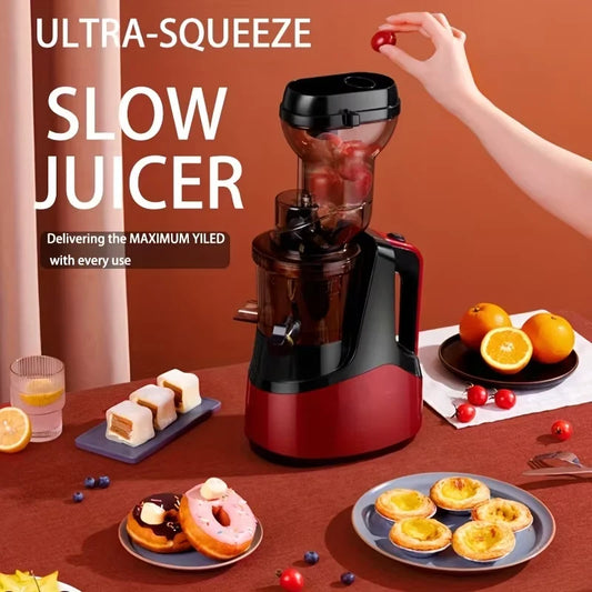Extractor de Jugos Centrífugo de Boca Ancha para Frutas, Exprimidor Compacto, Máquina para Hacer Jugos, Exprimidor de Jugos Frescos, Fácil de Limpiar