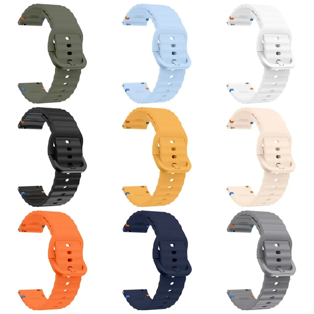 Correa de 22mm para Garmin Forerunner 570 47mm 265 255 M correa de reloj para Garmin Venu 3/Vivoactive 4 pulsera deportiva de silicona transpirable