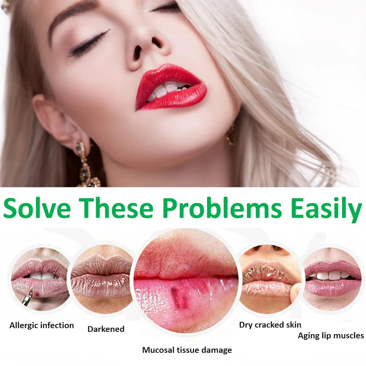 Lápiz Labial Mágico que Cambia de Color, Bálsamo Labial que Reacciona a la Temperatura, Larga Duración, Nutritivo, Hidratante, Brillo Labial Impermeable, Maquillaje Mate